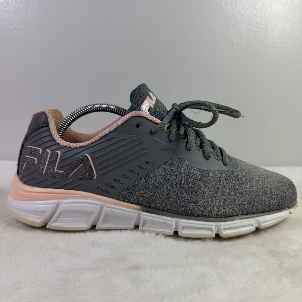 FILA Memory Primeforcer Gray/Pink Sneakers Women’s Size 11